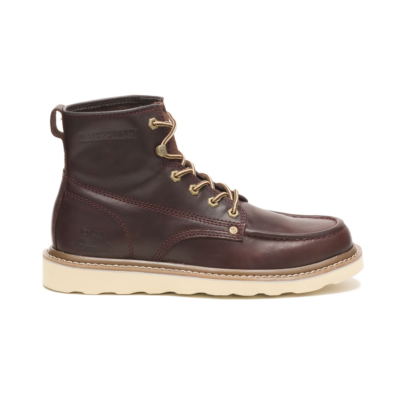 Caterpillar Boots Sale Pakistan - Caterpillar Glenrock Mid Mens Casual Boots Dark Brown (685970-STZ)